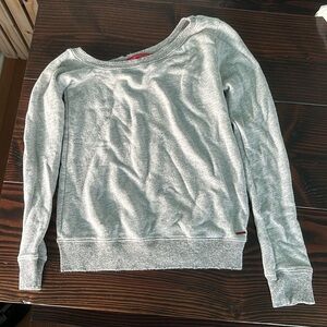 N philanthropy off the shoulder sweater - Gray small